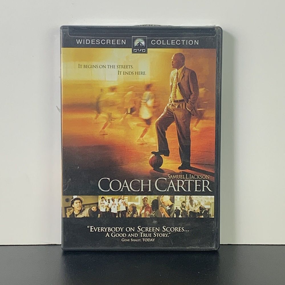 Coach Carter (DVD, 2005, Widescreen Collection) Samuel L. Jackson, Rick Gonzalez